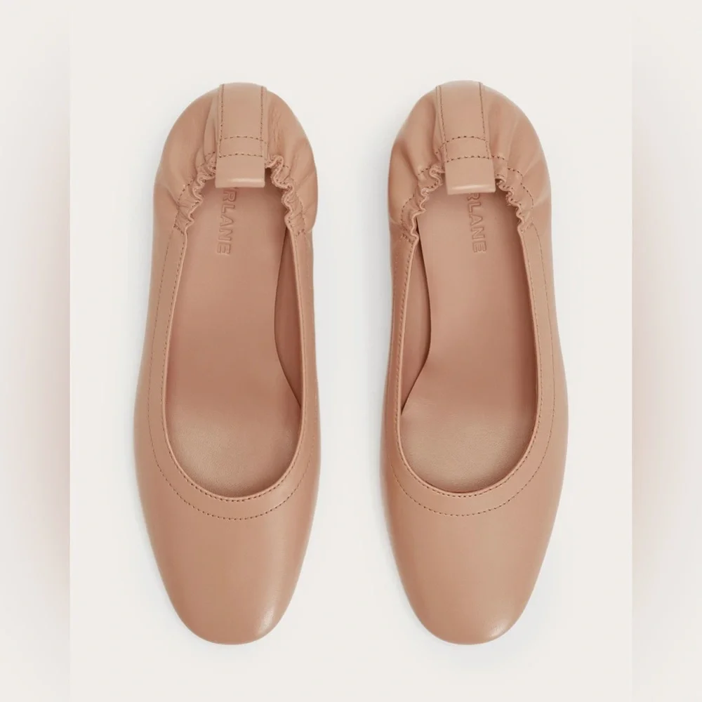 Everlane Tan Italian Leather Day Heels Sz. 8‎